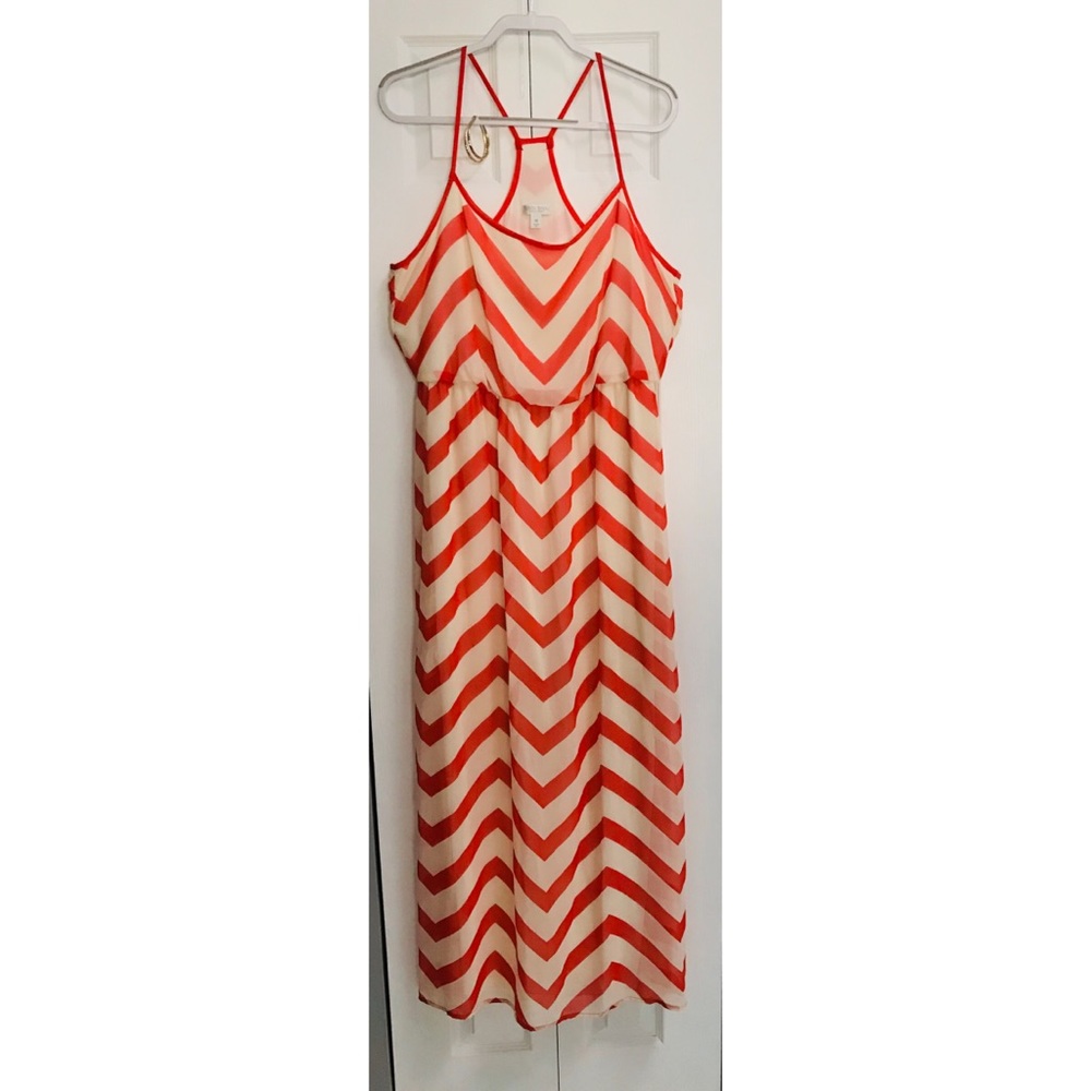 NWOT Bisou Bisou Racer-back Maxi dress